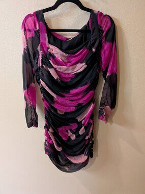 Mesh 100% Silk Diane von Furstenberg Dress size 12